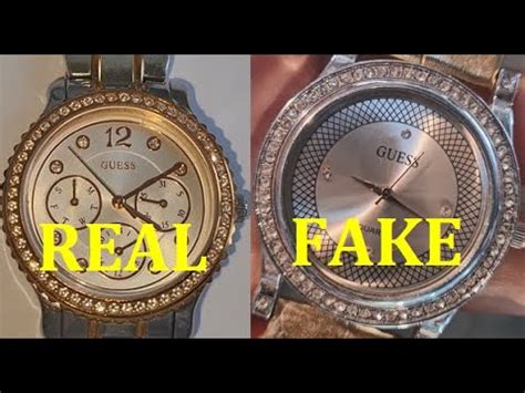 fake guess watches vs real|how to tell if watches are fake.